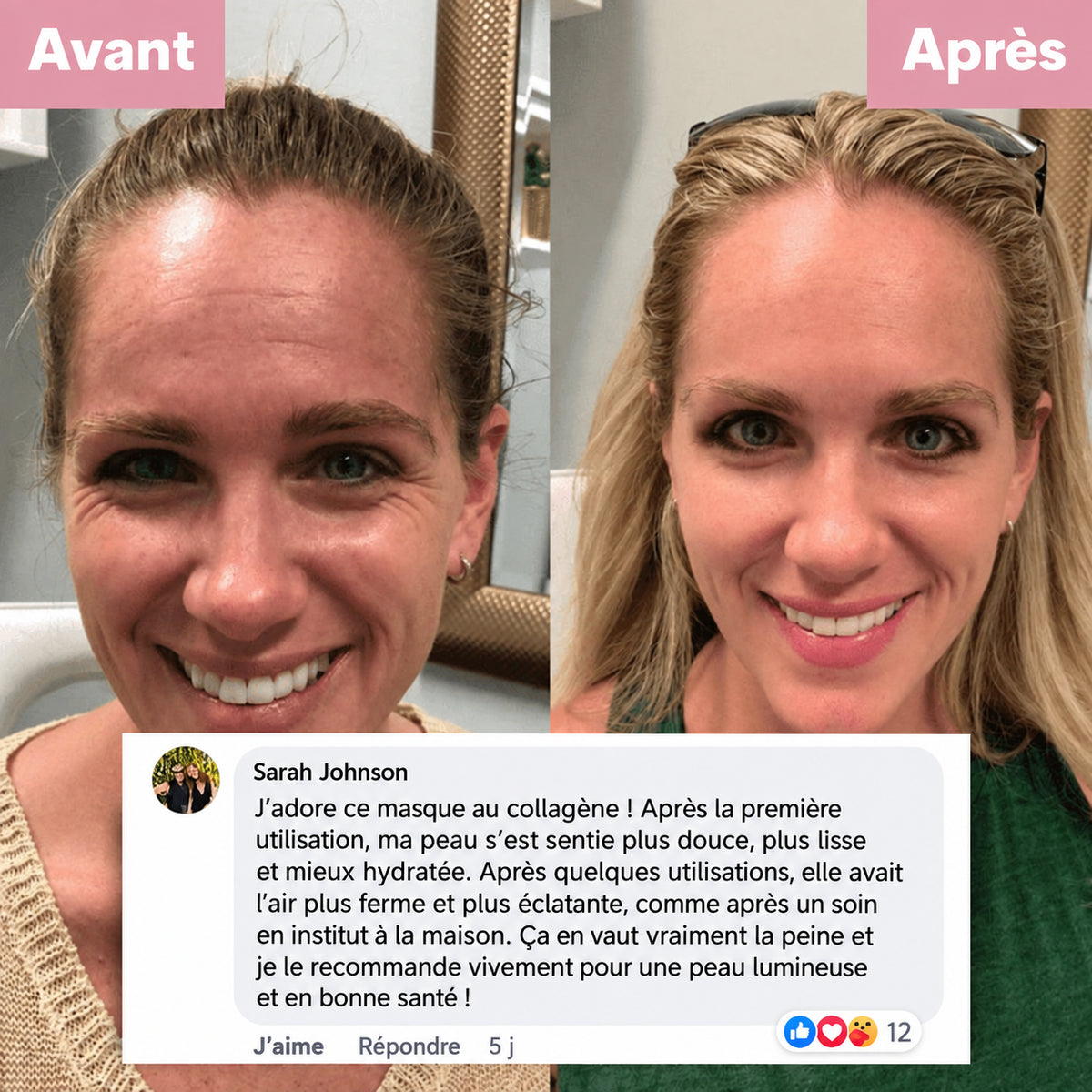 Opaline – Masque de nuit au collagène, le secret glass skin de la K-beauty