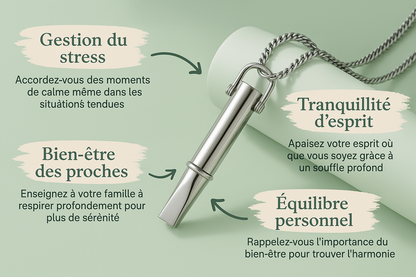 Breathing Necklace with Cotton Core