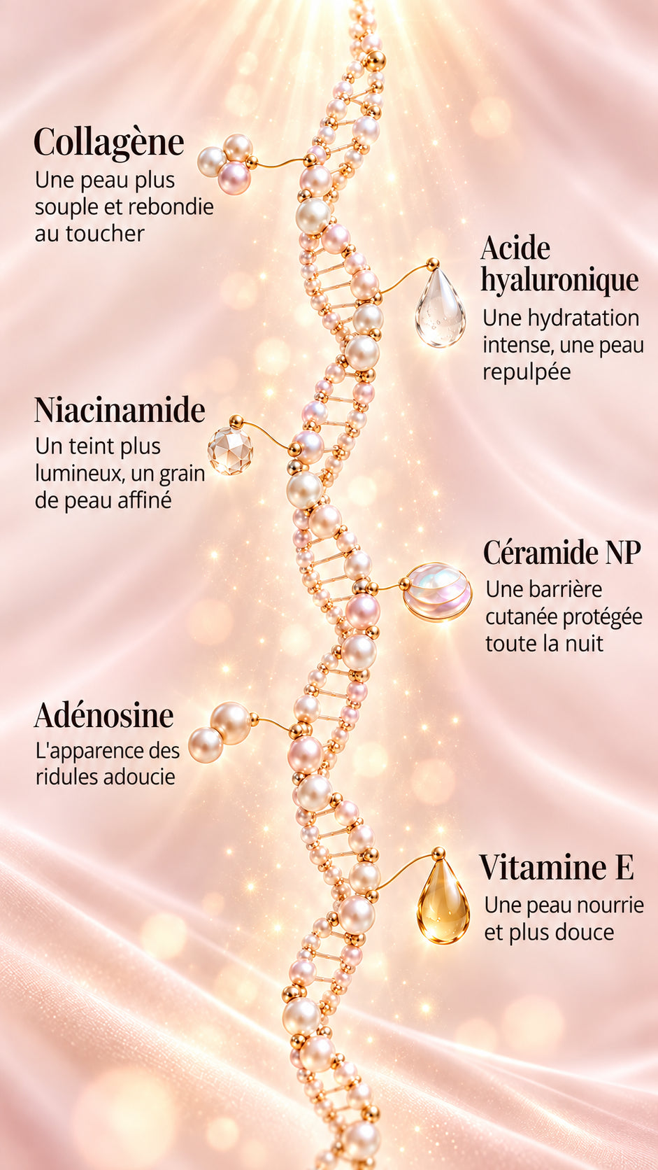 Opaline – Masque de nuit au collagène, le secret glass skin de la K-beauty