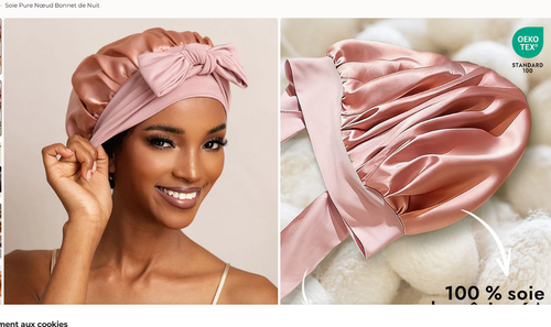 Bonnet de Nuit en Soie Beloria – Réveillez-vous avec des cheveux doux et brillants
