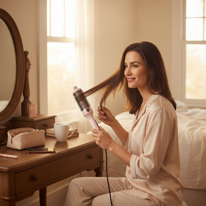 3-in-1 Negative Ion Two PTC Heaters Thermal Brush