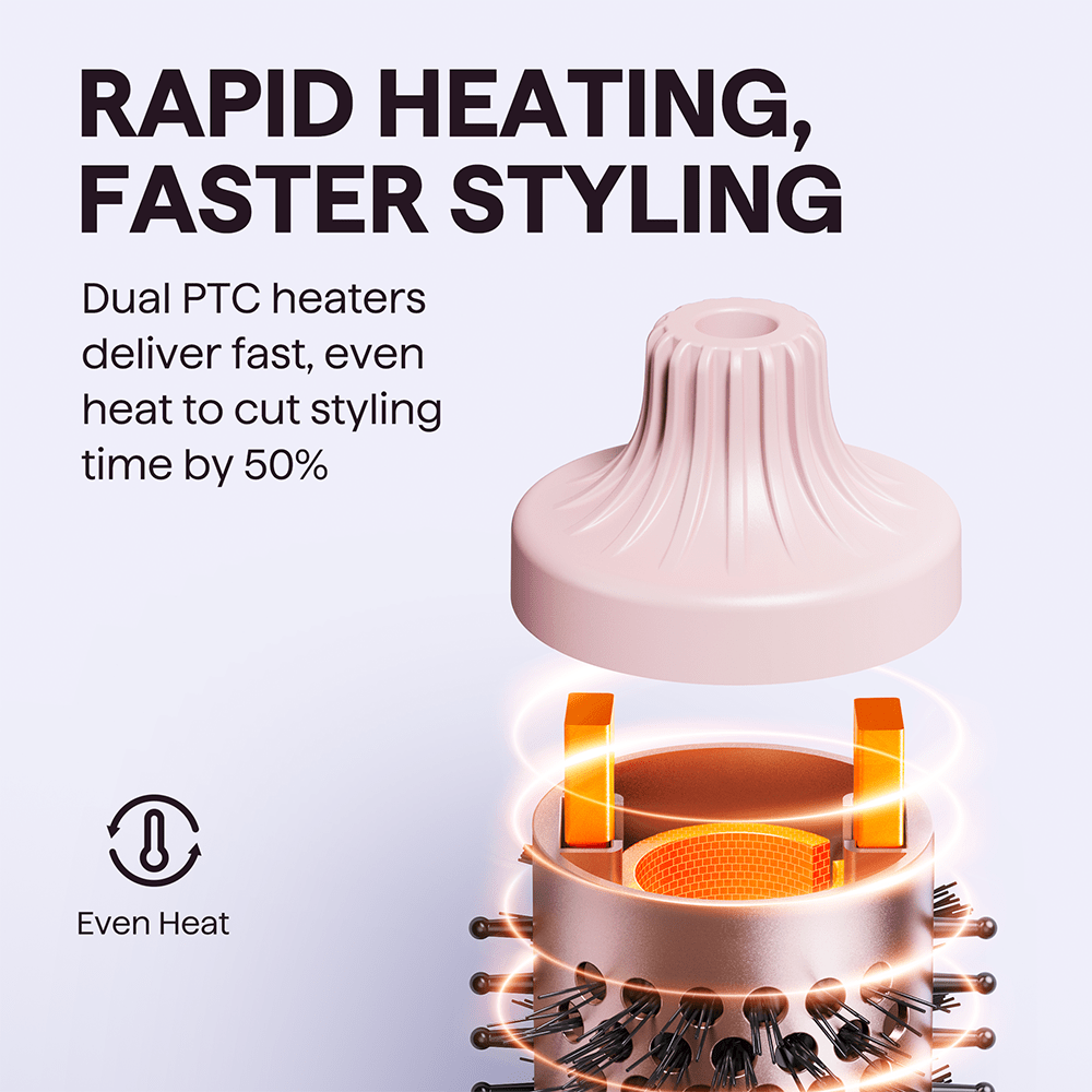 Brosse Wavy Beloria™ – Ondulations naturelles sans effort 